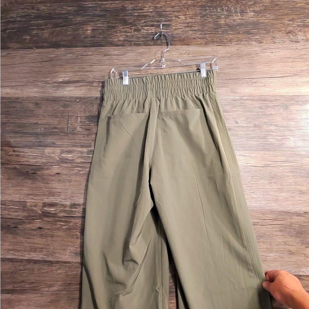 Mondetta Dusty Olive Green Side Stitch Wide Leg with Relaxed Fit - Picture 7 of 13